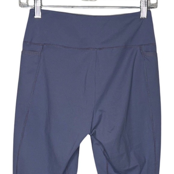 Gymshark Leggings Women Medium High Waisted Slate Lavender Purple Gym Athleisure - Picture 4 of 6